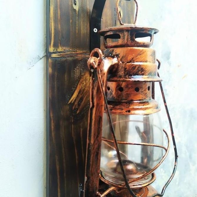 Spesial Lampu Kayu Gantung, Hias, Antik, Rustic, Dekorasi Sabrielstore