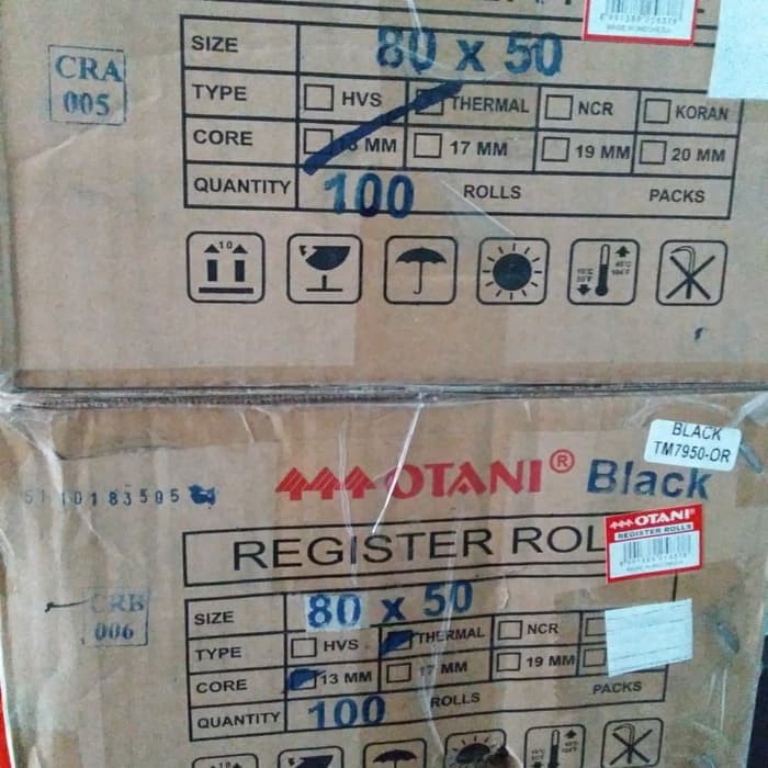 

✨Ready Kertas Struk Thermal 80 X 50 Black Limited