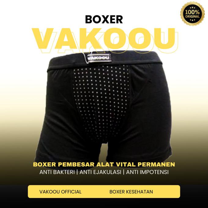 Boxer Celana Dalam Kesehatan Pria Ion Magnet Pembesar Pemanjang Mr-p