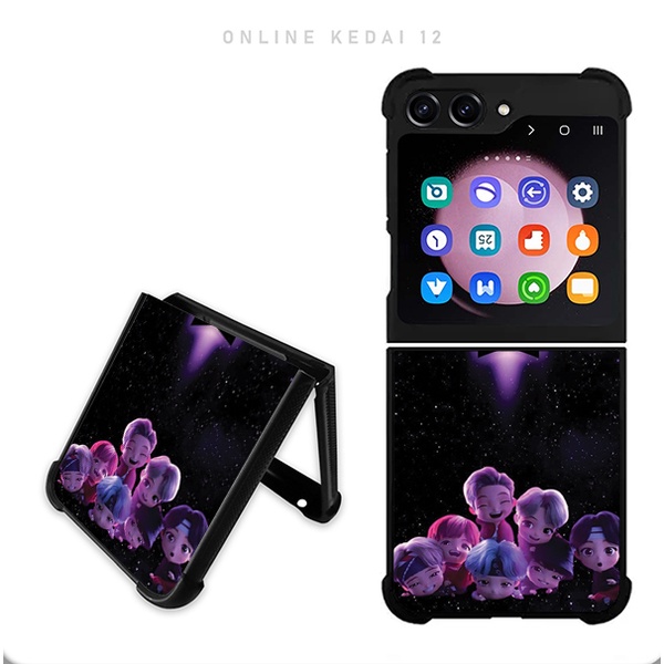 Casing Case Samsung Galaxy Z Flip Fold 5 4 3 5G Tpu Custom BTS S1053