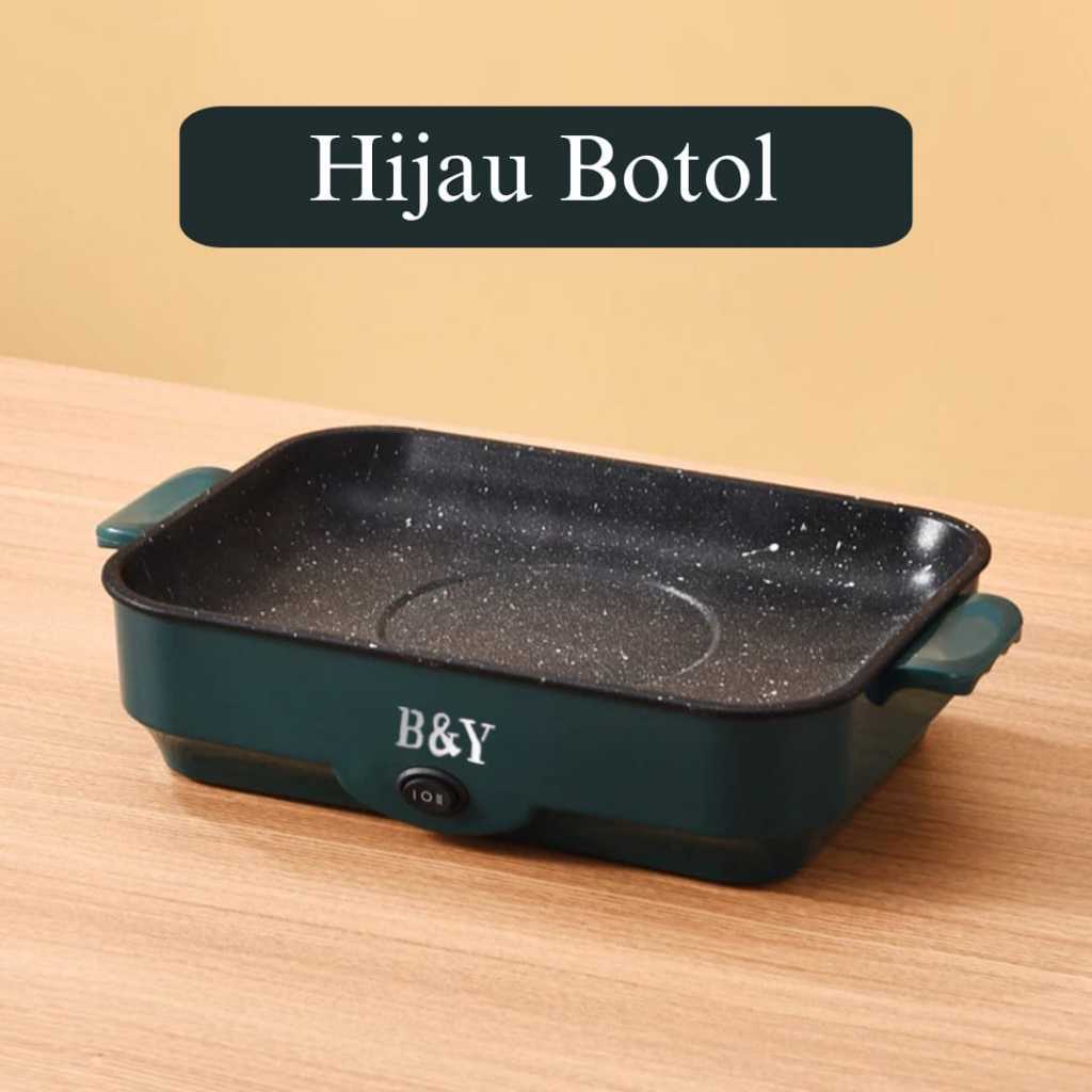 Pemanggang Multifungsi / Bbq Grill Electrik / Panci Bbq Listrik Portable 26Cm 30Cm / Pemanggang