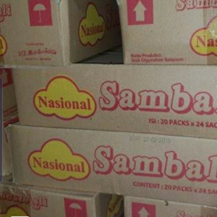 

Sauce Sambal Stik National Sachet Per Dus (20 Pakx24 Pc)Per Dus