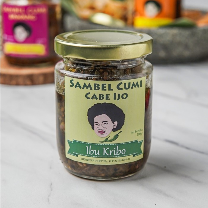 

Sambel Cumi Cabe Ijo Sambal Ibu Kribo Khas Bogor