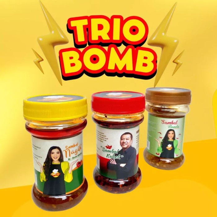 

Sambal Paket Trio Bomb Anang Ashanty Asix A6 Sambel