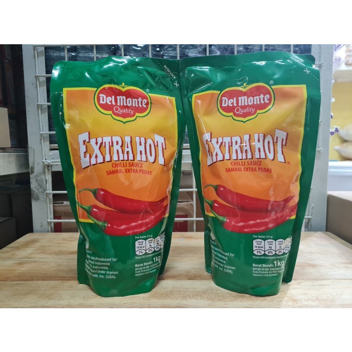

Delmonte Extra Hot Saus Sambal 1 Dus Isi 10 Pcs