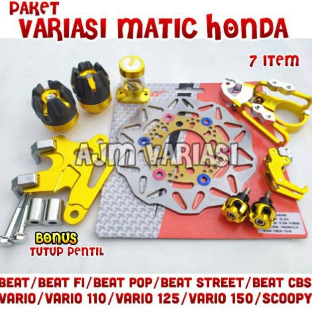 Ready PAKET VARIASI MOTOR MATIC BEAT BEAT FI VARIO VARIO 110 VARIO 125 VARIO 150 SCOOPY ASESORIS MOT