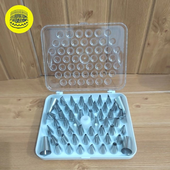 

✅Original Decorating Tips Master 52 Pieces / Spuit Kue Berkualitas