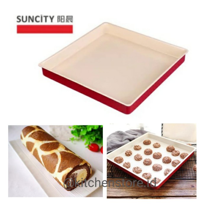 

✅Original Suncity Yc180176 Roasting Baking Pan / Loyang Kue Persegi Anti Lengket Terbaru