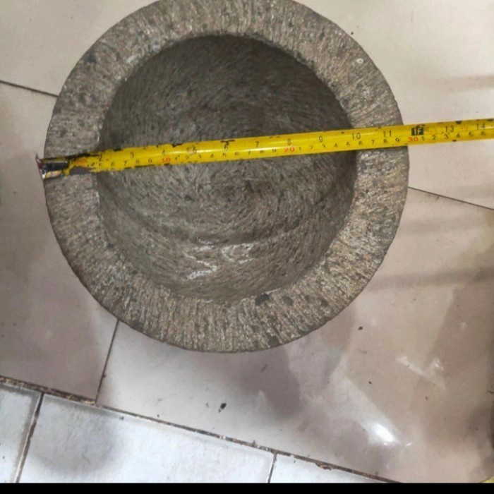 ✅Ready LumbungLumpang Batu Asli Pahatan 30Cm Limited