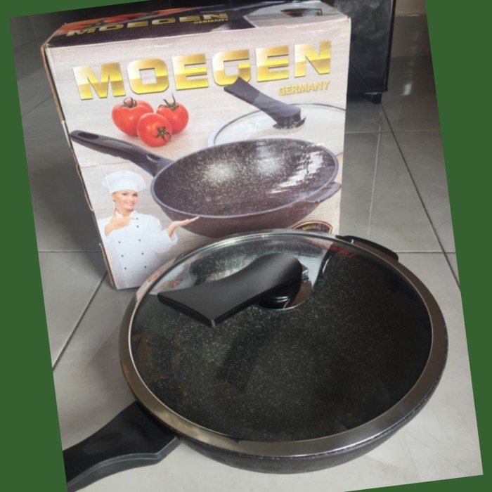 ✅Original Teflon Moegen 30 Cm Panci Moegen 30Cm Wok Pan Moegen Germany 30Cm Terbaru