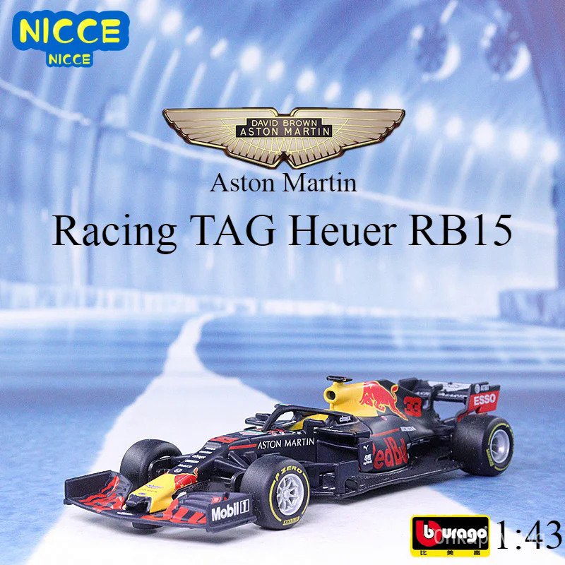 Bburago 1:43 SF1000 SF90 SF71H SF70H RB16B RB15 RB13 RB14 W10 F1 Balap Foula Mobil Simulasi Statis D