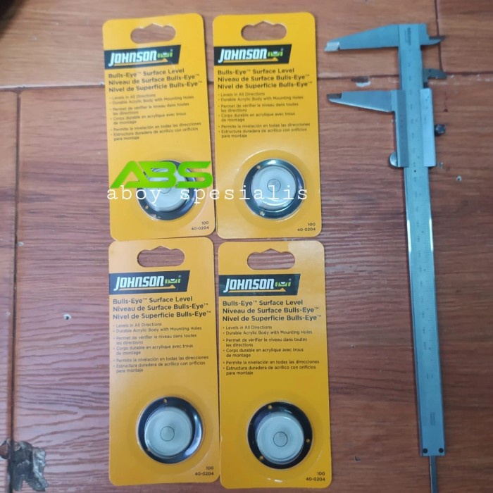 Asli Waterpass Bulat Merek Johnson Free Ongkir