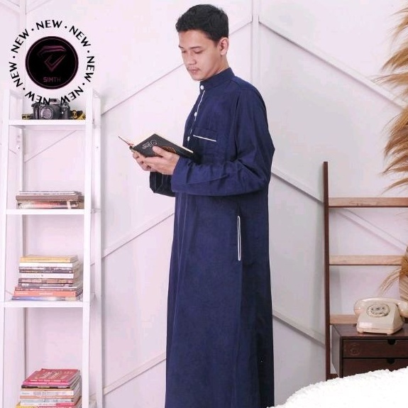 [PREMIUM] BEST PRODUCT Jubah Pria Gamis Pria polos Hitam putih