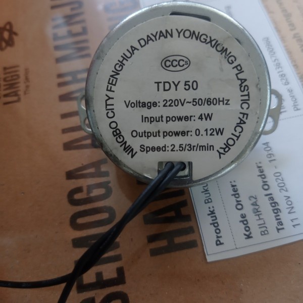 Synchronous Motor Miyako Kaw-1689 Kipas Angin Dinding Wall Fan Swing Best