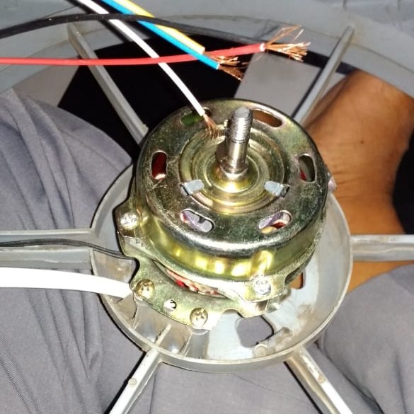 Motor Dinamo Kipas Angin Kotak Box Fan Trisonic T-1206 T 1206 12 Inchi Best