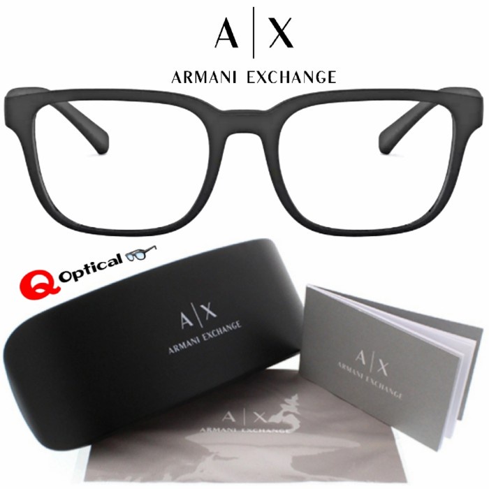 ✨Termurah Kacamata Frame Pria Dan Wanita Original Armani Exchange Ax3071F-8078 Terbatas