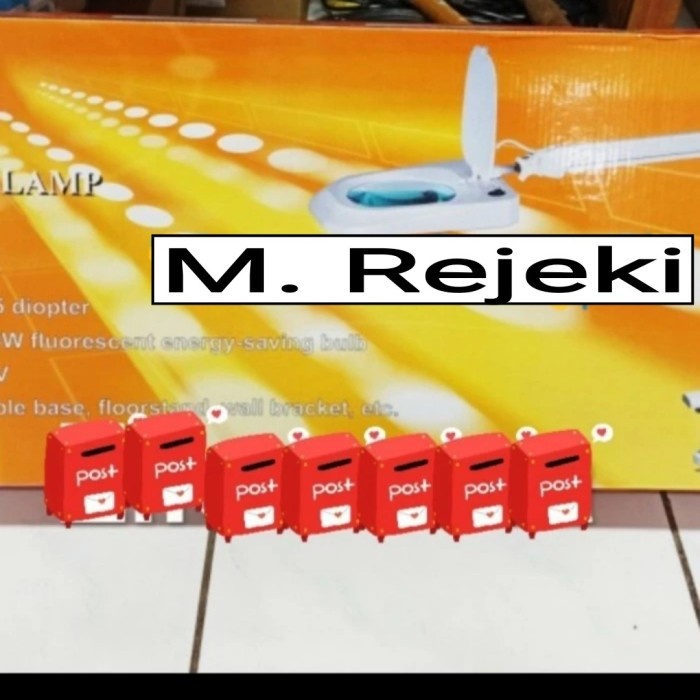 

✨Sale Kaca Pembesar Lampu 3 X Sanfix Sm60-3B Sm 60 3B Magnifiying Lamp Ori Berkualitas