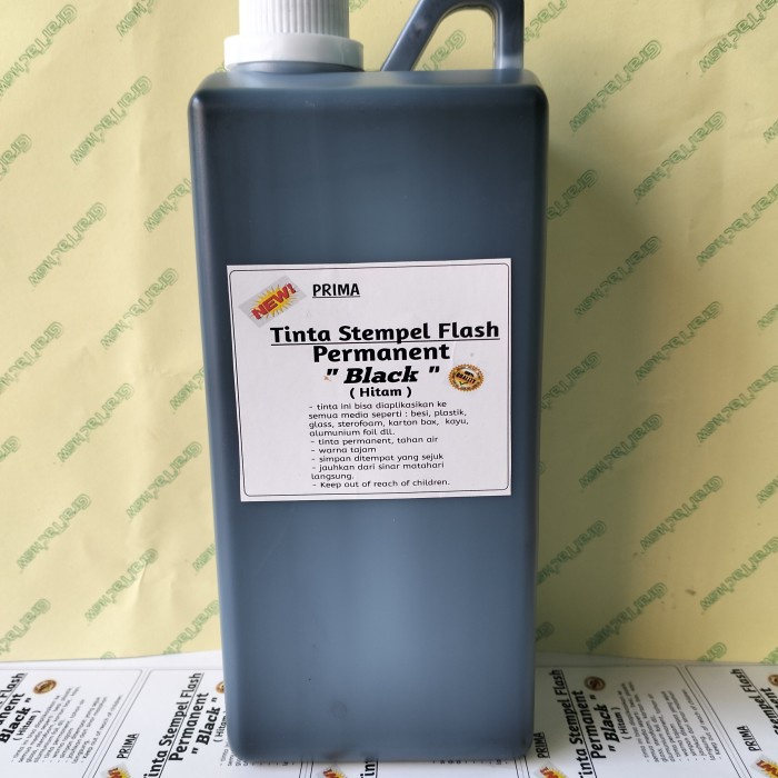 

✨Sale Tinta Stempel Plastik Permanen Black Pl Paket 32 Liter Diskon