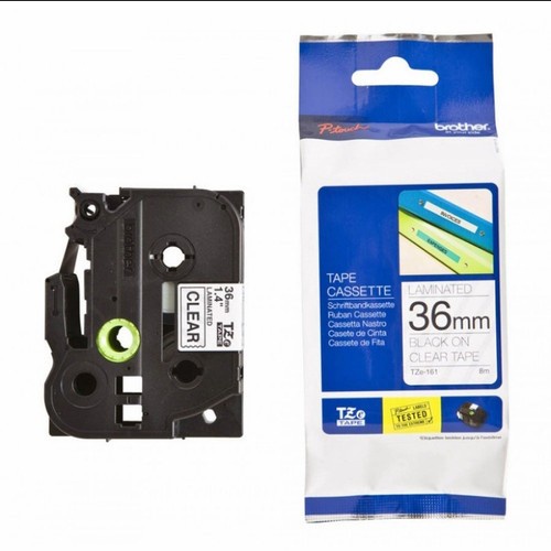 

✨Ready Brother Label Tape Tze-161 36Mm Black On Clear / Tze 161 Limited