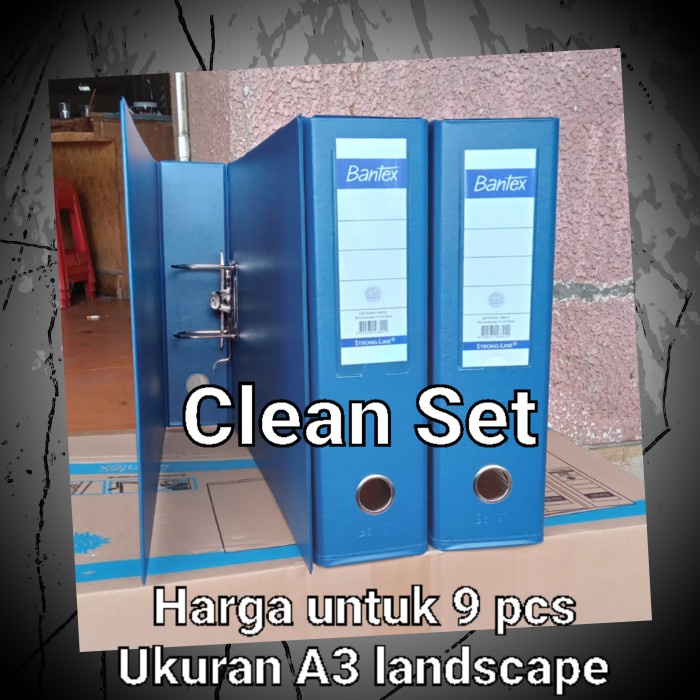 

✨Ready Bantex Odner A3 Landscape Biru Terbatas