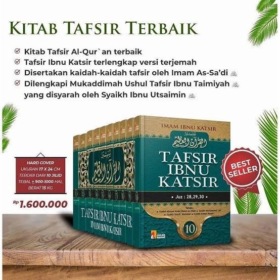 ✨Ready Tafsir Al Quran 30 Juz Tafsir Ibnu Katsir Insan Kamil Terbatas