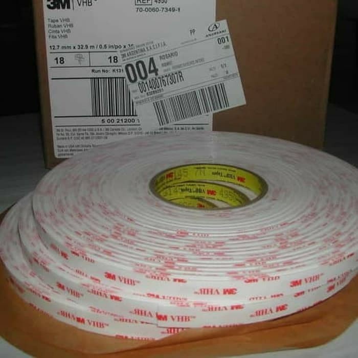 

✨Sale Double Tape Original 3M Super Lengket Permanent 4950 Putih 1 X 33 M Berkualitas