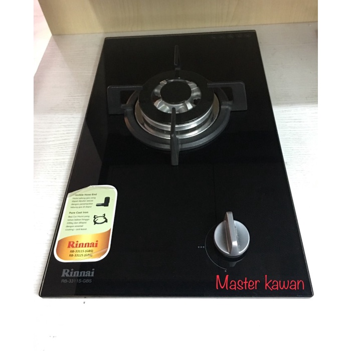 ✨Original Kompor Gas Tanam Rinnai Rb-3311SGbs / Kompor Tanam Rinai / 1 Tungku Terbaru