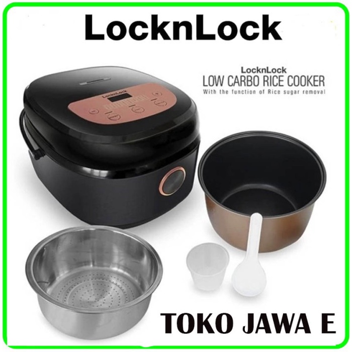 ✨Original Rice Cooker Low Sugar Locknlock/Lock N Lock/ Ejr328Blk - 2 Liter Berkualitas