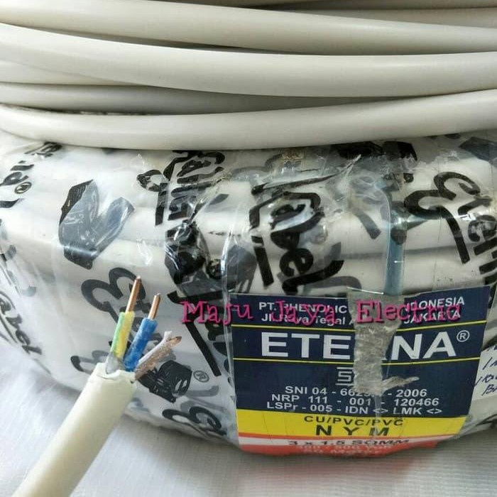 ✨New Ori Eterna Kabel Tembaga 3X15/1 Roll Kabel Eterna 3X1.5 Terbatas