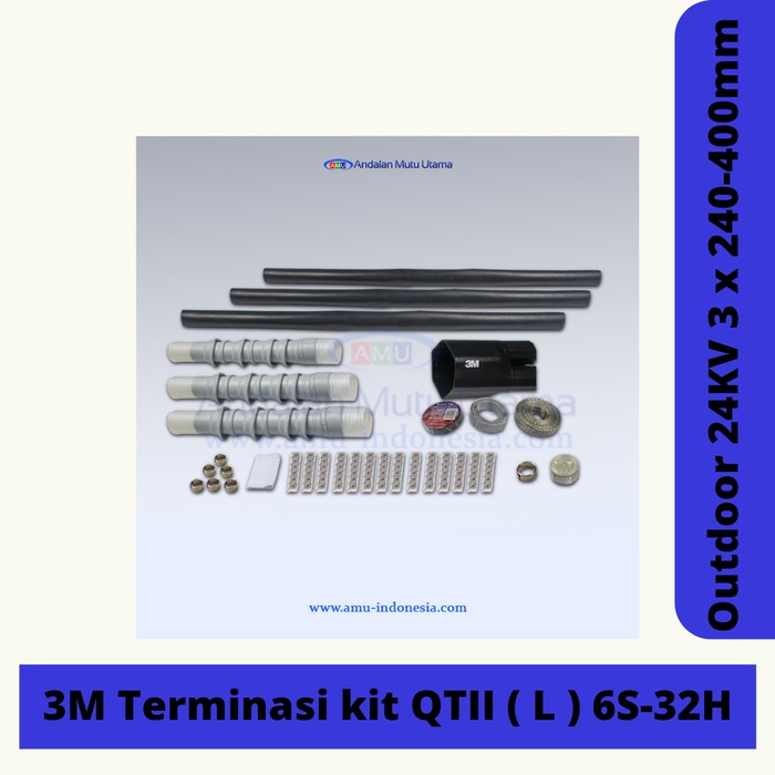 ✨Ori 3M Terminasi Kabel Qtii  L  6S-32H 3 X 240-400Mm Outdoor Diskon