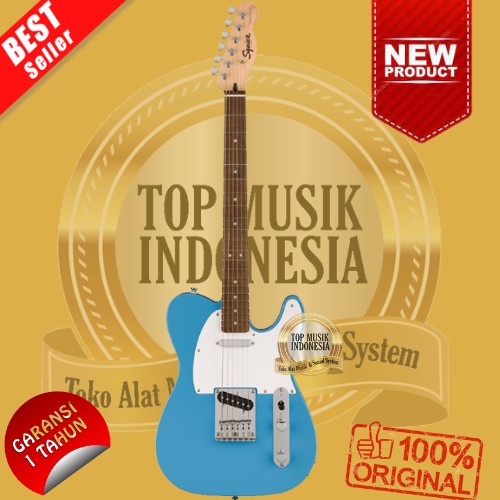 ✨New Ori Squier Sonic Telecaster Electric Guitar California Blue 037-3450-526 Terbaru