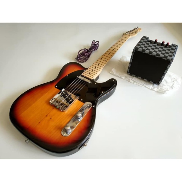 ✨New Ori Gitar Listrik Fender Telecaster Sunburs Murah Berkualitas