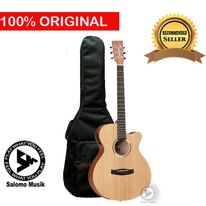 ✨New Gitar Akustik Elektrik Tanglewood Twr2 Sfce  Softcase Diskon