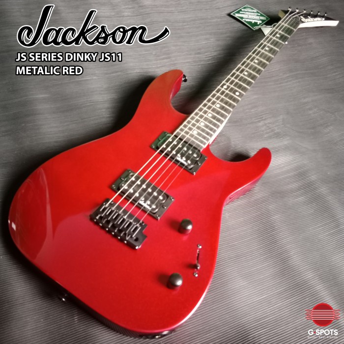 ✨New Ori Gitar Elektrik Jackson Js Series Js11  Amaranth Fb Metallica Red Terbaru