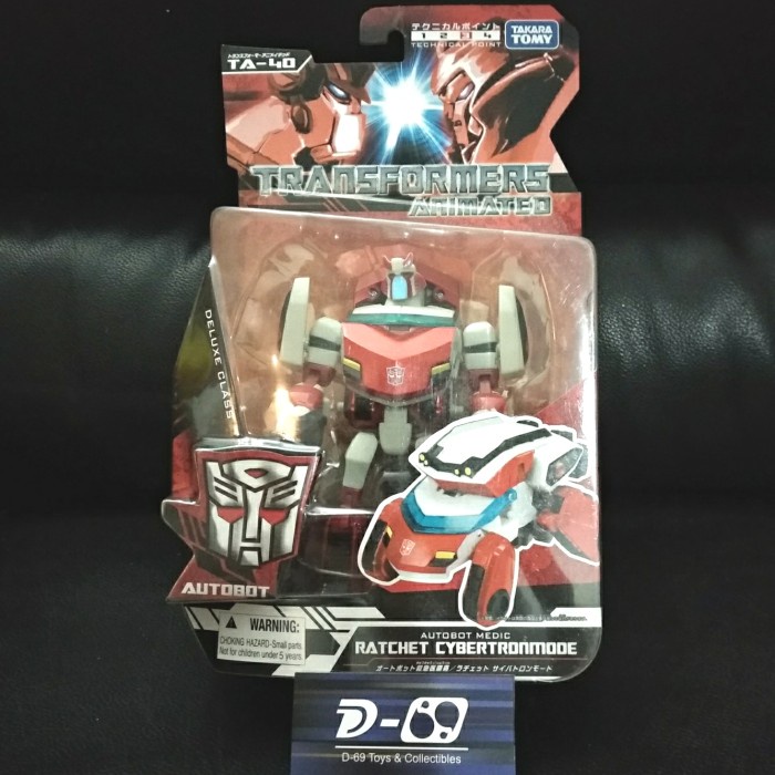 ✨Baru Takara Tomy Transformers Animated Tfa Ta-40 Ratchet Cybertronmode Terbatas