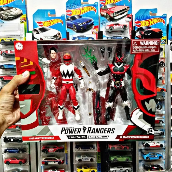 ✨Baru Power Rangers Lost Galaxy In Space Psycho Ranger Lighning Collection Terbaru