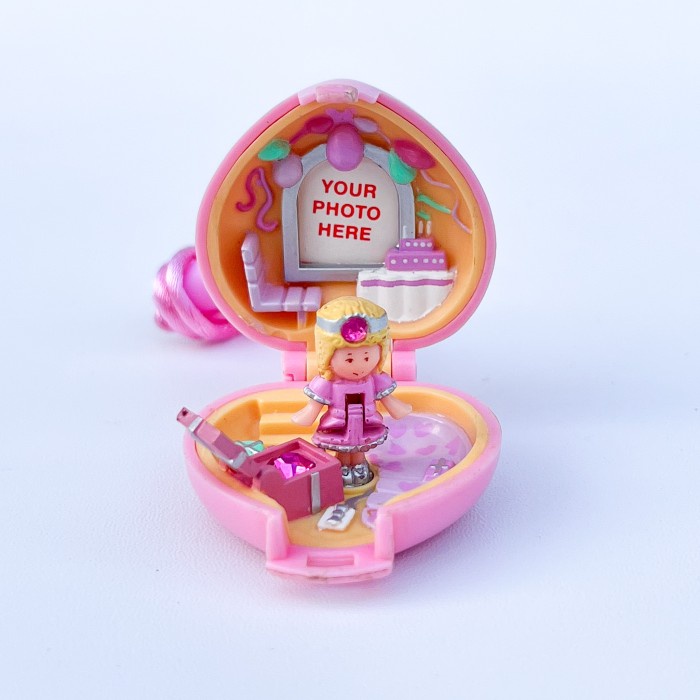✨Baru Polly Pocket Vintage Rare Pretty Present Locket 1992 Bluebird Diskon