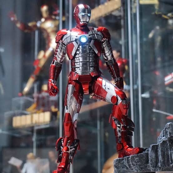 ✨Baru Hot Toys Iron Man Mark 5 Diecast Reissue Version/Hottoysironman Mark5 Berkualitas