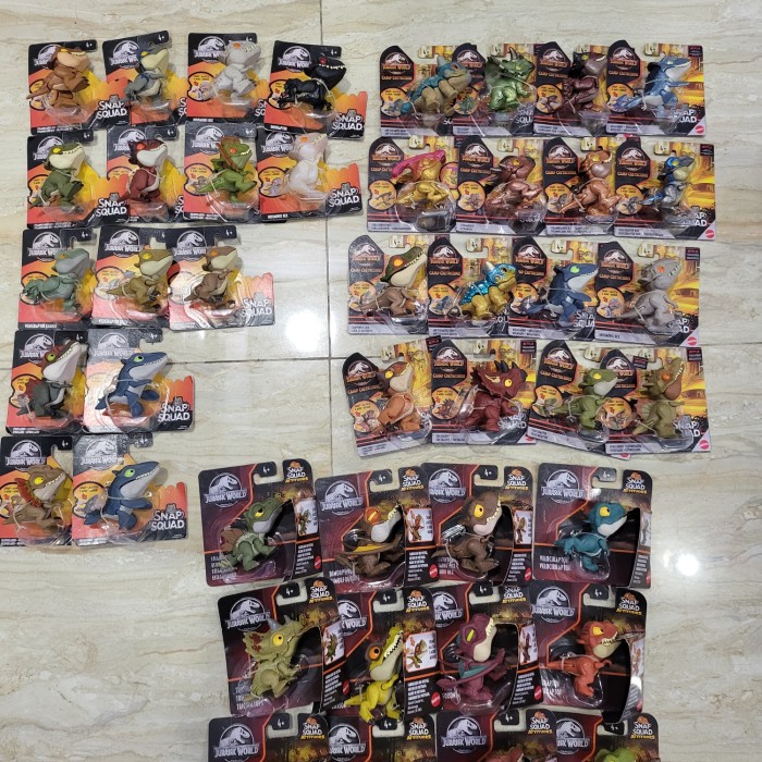 ✨Baru Mattel Dino Snap Squad Dinosaurus Wave 1-12 Terbatas