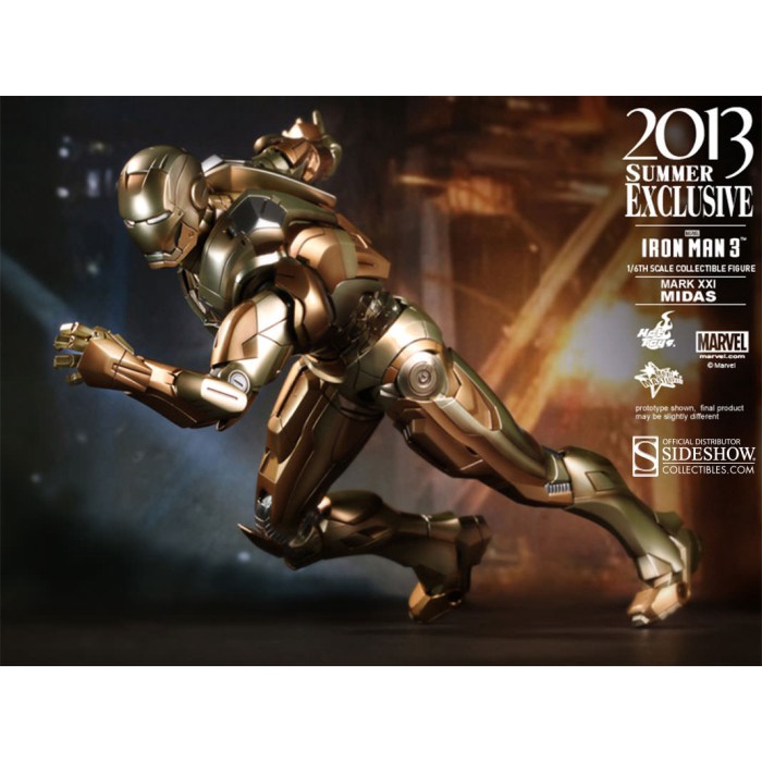 ✨Baru Hot Toys Iron Man Mark Xxi / 21 Midas Misb  Brown Box Berkualitas