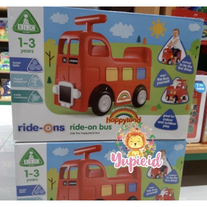 ✅Termurah Elc Happyland London Bus Ride On Limited