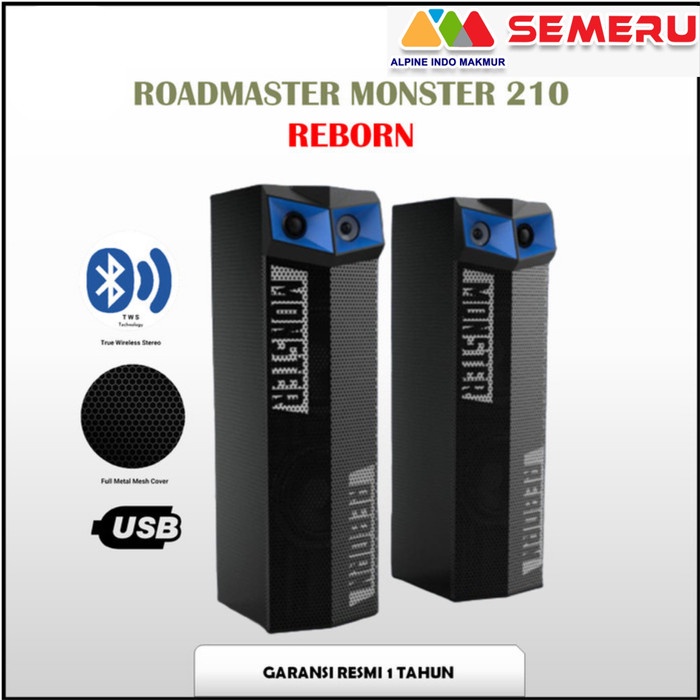 :::::::] ROADMASTER SPEAKER AKTIF 10" MONSTER-210 REBORN