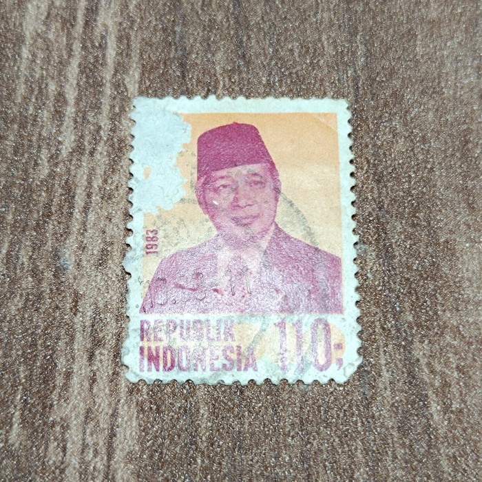 (SALE PROMO) Perangko jadul koleksi langka edisi Pak Soeharto 110 tahun 1983 kuno NEW