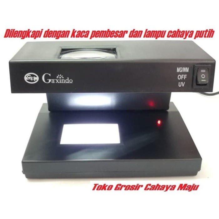 

Alat Cek Uang Palsu Galaxy Gx-2038 Alat Tes Uang Dengan Kaca Pembesar