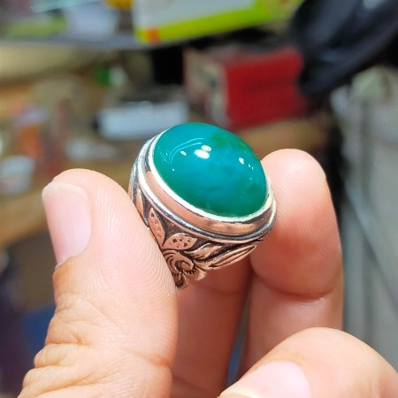 ✨Termurah Cincin Batu Bacan Doko Gulau Barang Lawas100Natural Berkualitas