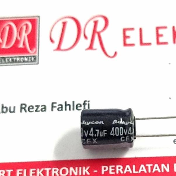 Diskon Elco Elko Capasitor Kapasitor 4,7uf 400v 4,7 uf 400 400volt 400v volt dre3 dijamin