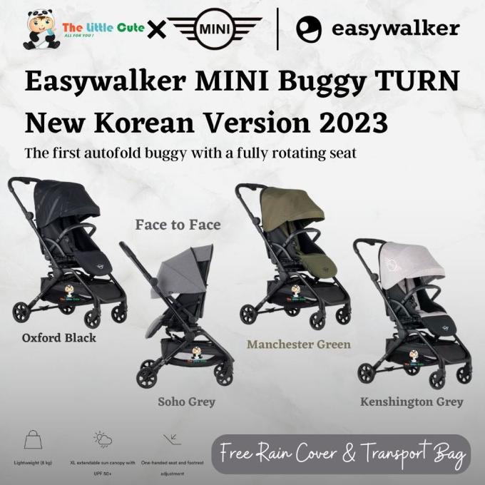 Easywalker MINI Buggy TURN Stroller Autofold