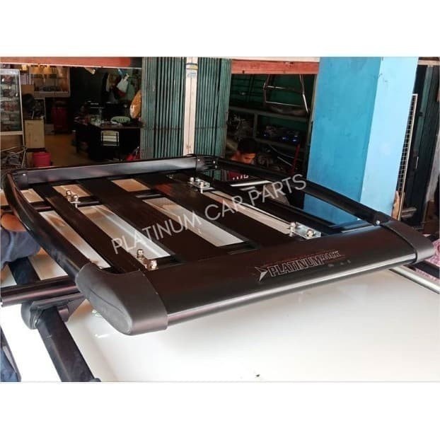 ✅Original Paket Roof Rack  Cross Bar Jepit Body 140Cm Platinum Mobil Jimny 2020 Limited