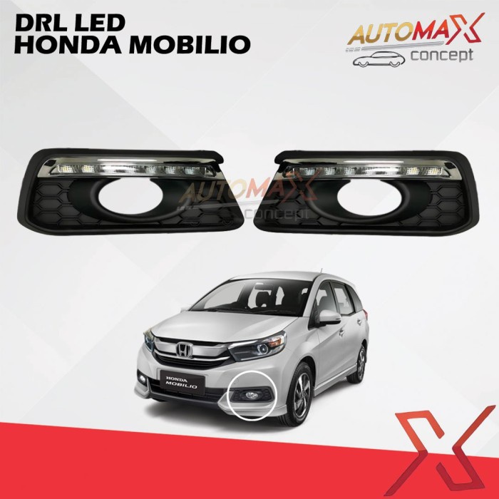 ✅Ready Cover Foglamp Hd Mobilio Drl Led Cover Foglamp Led Putih Terbaru