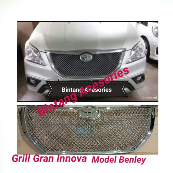 ✅Ready Grill Depan Mobil Grand Innova 2014 2015 Model Bentley Berkualitas